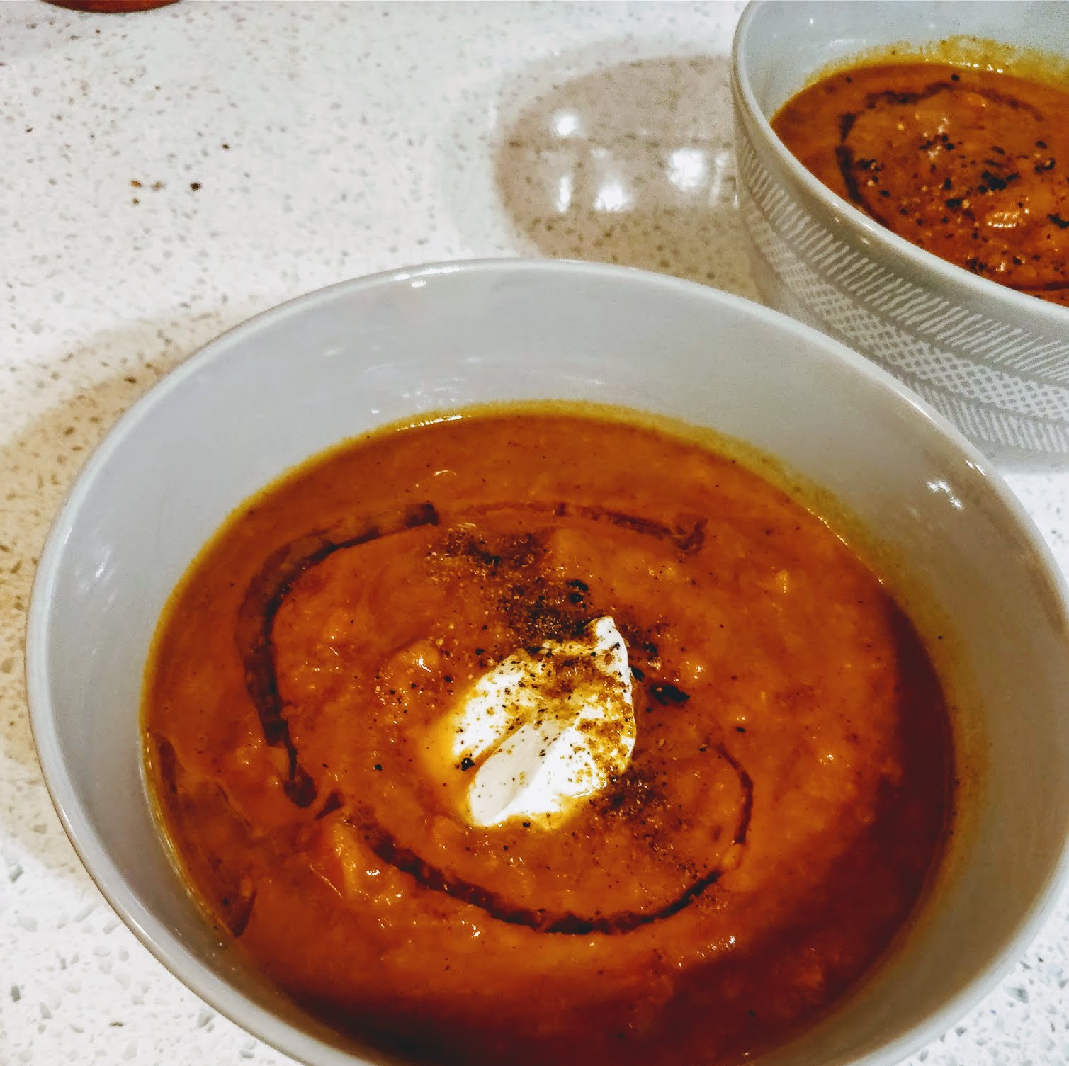 Mahhkk's Butternut Squash and Sweet Potato soup